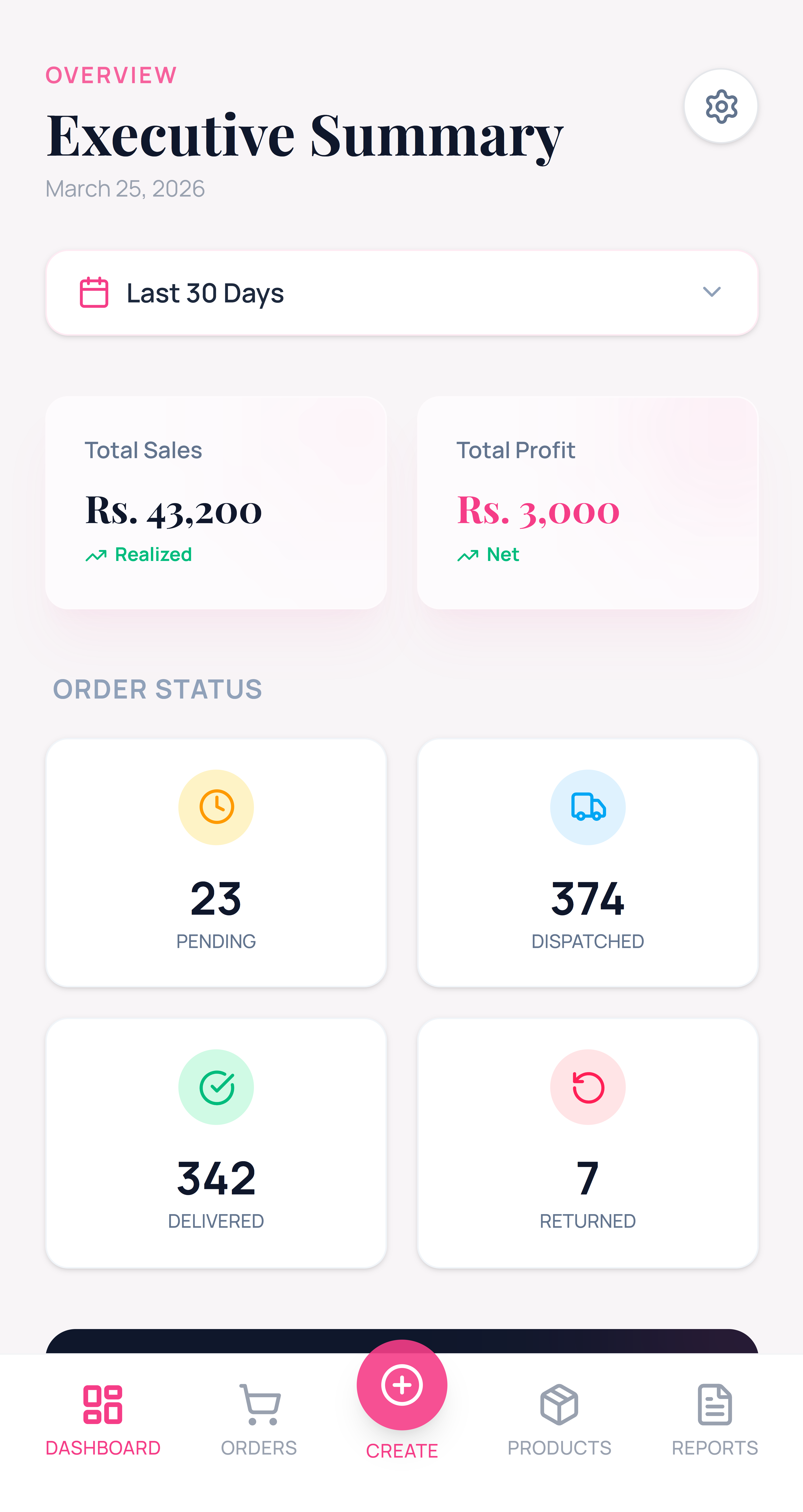 Dashboard